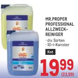 Metro Mr. Proper Professional Allzweck-Reiniger Angebot