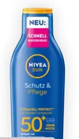 Bipa Nivea Sun Schutz & Pflege Sonnenmilch LSF 50+ Angebot