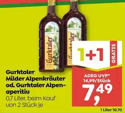 ADEG Gurktaler Mild Alpenkräuter od. Gurktaler Alpen-aperitiv Angebot
