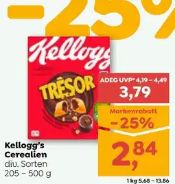 ADEG Kellogg's Cerealien Angebot