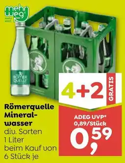 ADEG Römerquelle Mineralwasser Angebot