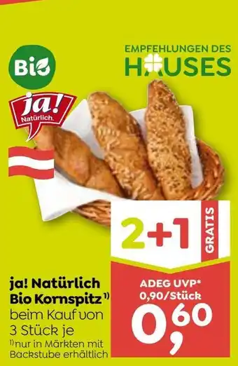 ADEG ja! Natürlich Bio Kornspitz Angebot