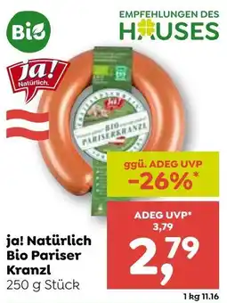 ADEG ja! Natürlich Bio Pariser Kranzl Angebot