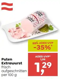 ADEG Puten Extrawurst Angebot