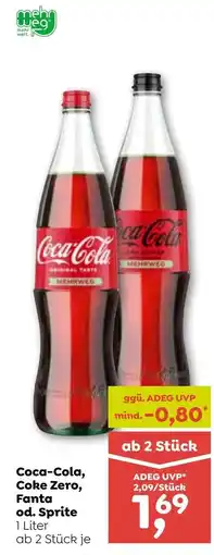 ADEG Coca-Cola, Coke Zero, Fanta od. Sprite Angebot