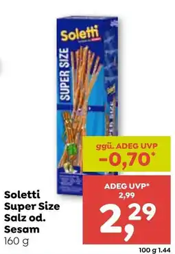 ADEG Soletti Super Size Salz od. Sesam Angebot