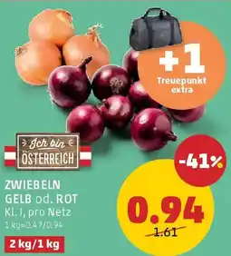 PENNY Zwiebeln gelb od. rot Angebot