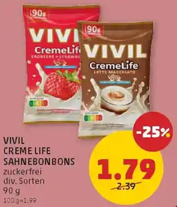 PENNY Vivil creme life sahnebonbons Angebot