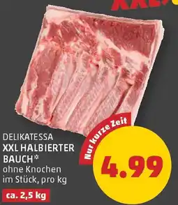 PENNY Delikatessa xxl halbierter bauch Angebot