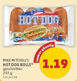 PENNY Mike mitchell's hot dog rolls Angebot
