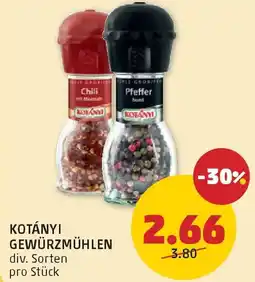 PENNY Kotányi gewürzmühlen Angebot