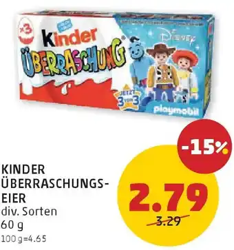 PENNY Kinder überraschungs- eier Angebot