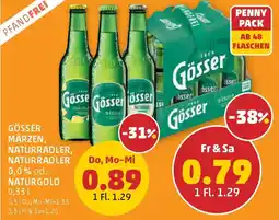 PENNY Gösser märzen, naturradler, naturradler 0,0% od. naturgold Angebot