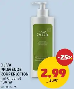 PENNY Oliva pflegende körperlotion Angebot