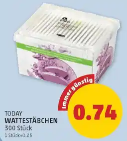 PENNY Today wattestäbchen Angebot