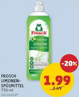 PENNY Frosch limonen- spülmittel Angebot