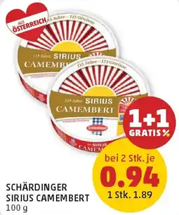 PENNY Schärdinger sirius camembert Angebot