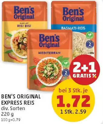PENNY Ben's original express reis Angebot