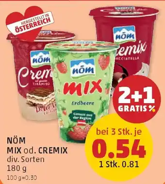 PENNY Nöm mix od. cremix Angebot