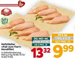 Billa Hofstädter Fair zum Tier! Hendlfilet Angebot