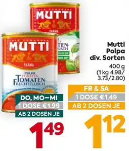 Billa Mutti Polpa Angebot