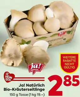 Billa Ja! Natürlich Bio-Kräuterseitlinge Angebot
