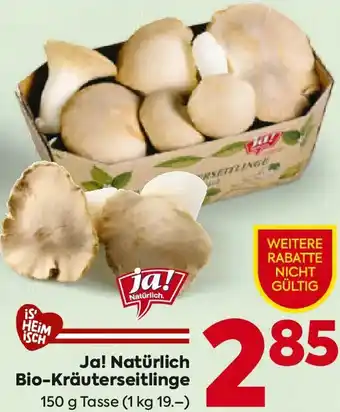 Billa Ja! Natürlich Bio-Kräuterseitlinge Angebot