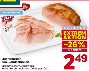Billa Ja! Natürlich Bio-Landschinken Angebot