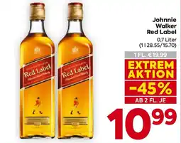 Billa Johnnie Walker Red Label Angebot