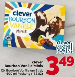 Billa Clever Bourbon Vanille Minis Angebot