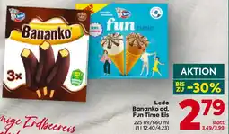 Billa Ledo Bananko od. Fun Time Eis Angebot