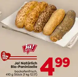 Billa Ja! Natürlich Bio-Paninizeile Angebot