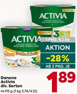 Billa Danone Activia Angebot
