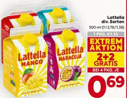 Billa Lattella Angebot