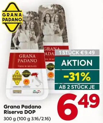 Billa Grana Padano Riserva DOP Angebot