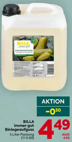 Billa Billa immer gut einlegeaufguss Angebot