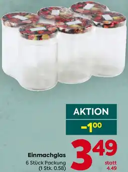 Billa Einmachglas Angebot