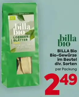 Billa Billa bio bio-gewürze im beutel Angebot
