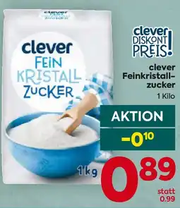 Billa Clever Feinkristall- zucker Angebot