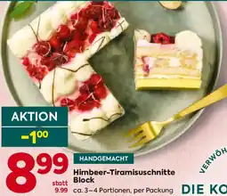 Billa Himbeer-Tiramisuschnitte Block Angebot