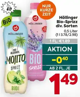Billa Höllinger Bio-Sprizz Angebot