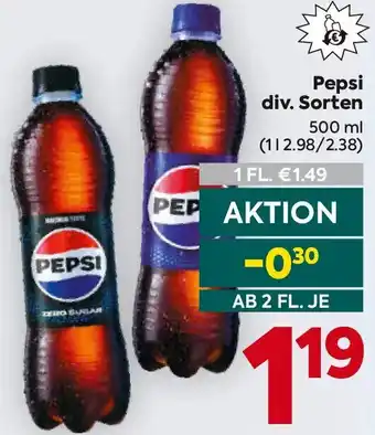 Billa Pepsi Angebot