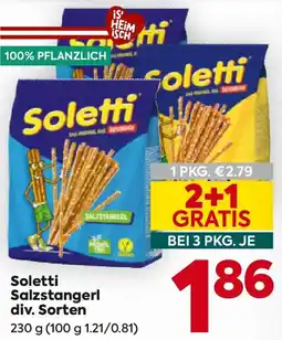 Billa Soletti Salzstangerl Angebot