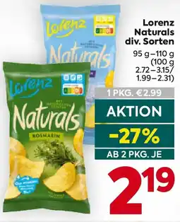 Billa Lorenz Naturals Angebot