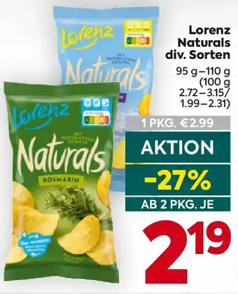 Billa Lorenz Naturals Angebot