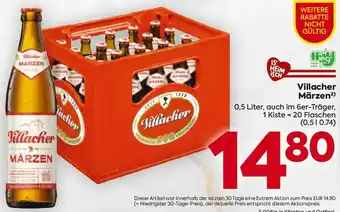 Billa Villacher Märzen Angebot