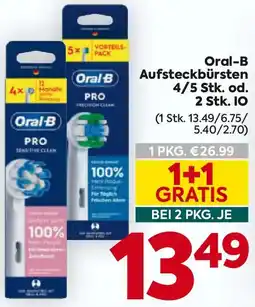 Billa Oral-B Aufsteckbürsten od. IO Angebot