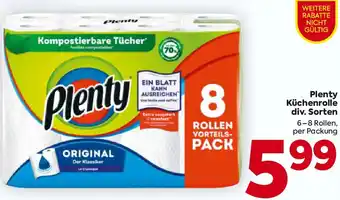 Billa Plenty Küchenrolle Angebot