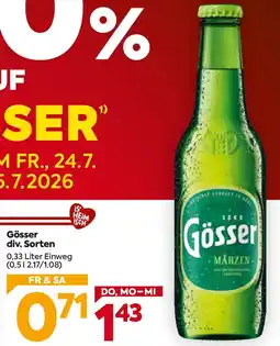 Billa Gösser Angebot