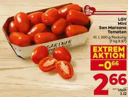 Billa LGV Mini San Marzano Tomaten Angebot